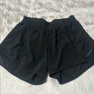 Lululemon Athletica Black Athletic Shorts Moisture-Wicking Performance
